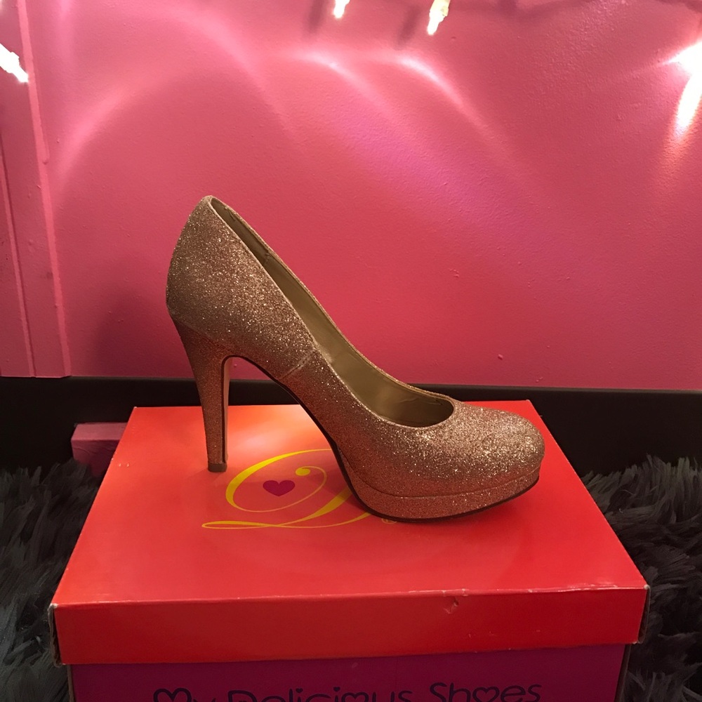 Sparkly heels